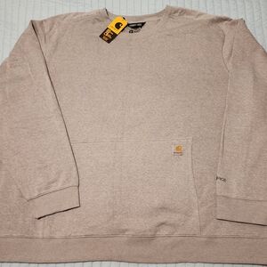 Carhartt Force Men's Relaxed Fit Lightweight Sweatshirt Heather 4XL